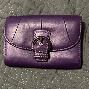 Coach Trifold Leather Wallet NWT